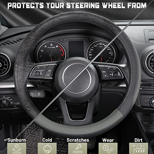 SEG Direct Car Steering Wheel Cover - Image 4