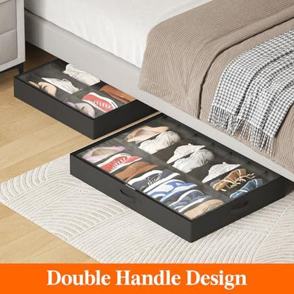 Lifewit Under Bed Shoe Storage Organizer Container, 3 Pack - Image 5