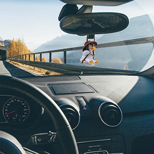 Cool Swinging Duck Car Hanging Ornament, Pendant Interior Rearview Mirror - Image 5