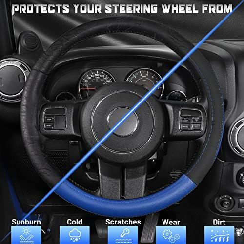 SEG Direct Car Steering Wheel Cover - Image 4