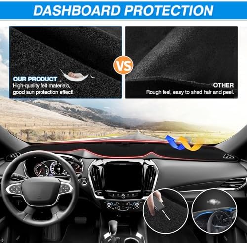 Cartist Dash Cover for Chevy Traverse 2018 2019 2020 2021 2022 2023 - Image 2