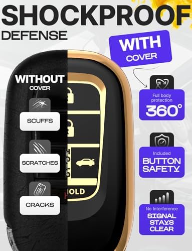 Lucrum Compatible with Honda Key Fob Cover & Keychain - Image 4
