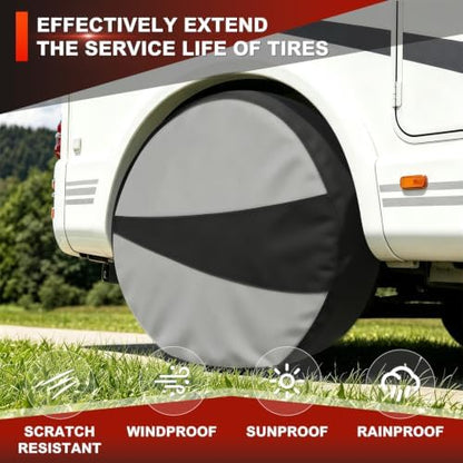 Explore Land Tire Covers 2 Pack Fit Tire Diameters 26"-28.75" - Image 6