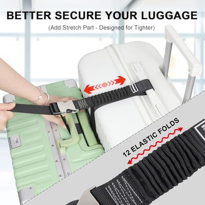 Luggage Straps, Stretchable Luggage Connector Straps - Image 2