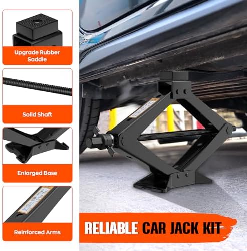 Scissor Jack 3 Ton Universal, Portable Car Lift Jack 3 Ton - Image 5