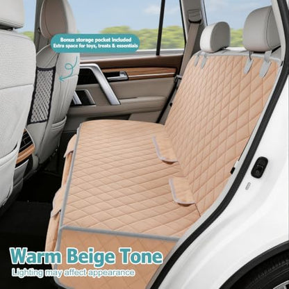 Bark Lover Dog Car Seat Cover for Back Seat Waterproof Backseat Protector - Image 2