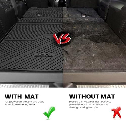 LASFIT Trunk Mat for Chevy Suburban/GMC Yukon XL/Escalade ESV 2015-2020 - Image 6