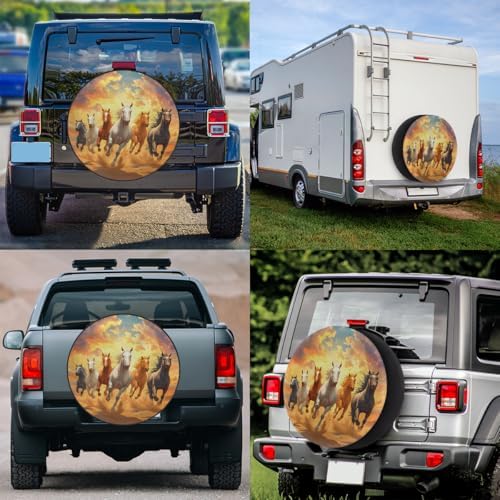 Fun Horse Animals Spare Tire Cover Dust-Proof Wheel Protector - Image 6