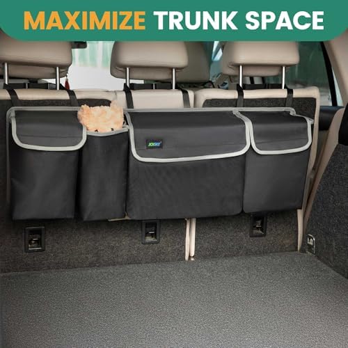 JOYSKY Hanging Trunk Organizer for SUV, Backseat Car Storage Bag - Image 3