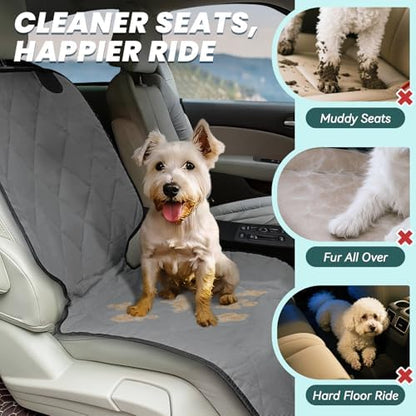 VIVAGLORY Dog Front Seat Cover Car Seat Protector - Image 2