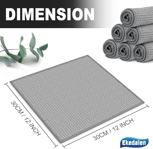 Ekedalen Microfiber Cleaning Cloth Lint Free Glass Polish - Image 2