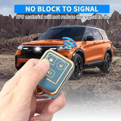 QBUC for Ford 3 Buttons Key Fob Cover - Image 4