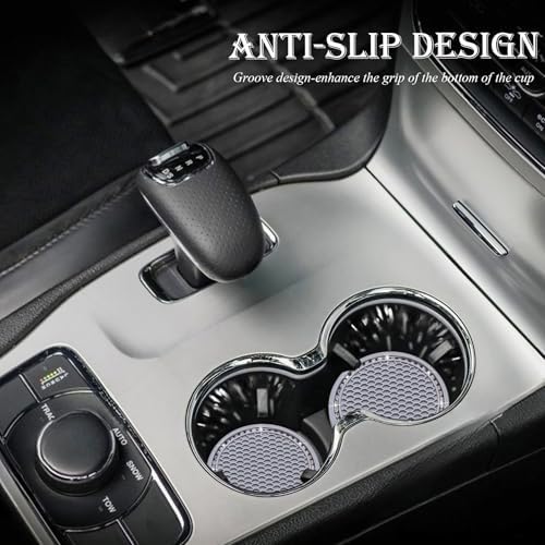 2PCS Bling Cup Holder Coaster, 2.75 Inch Auto Car Cup Holder Insert Coasters - Image 3