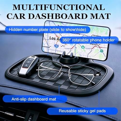 Multifunction Car Dashboard Anti-Slip Mat - Image 4