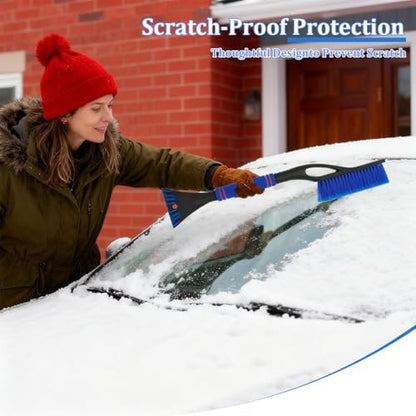 Car Snow Brush and Ice Scraper, Vehicle Windshield Scraper Deicer - Image 6