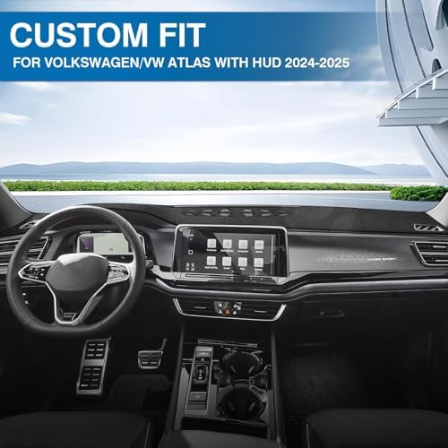 KUST Black Dash Cover for Volkswagen/VW Atlas 2024 2025 2026 - Image 3