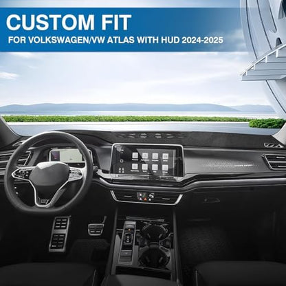 KUST Black Dash Cover for Volkswagen/VW Atlas 2024 2025 2026 - Image 3