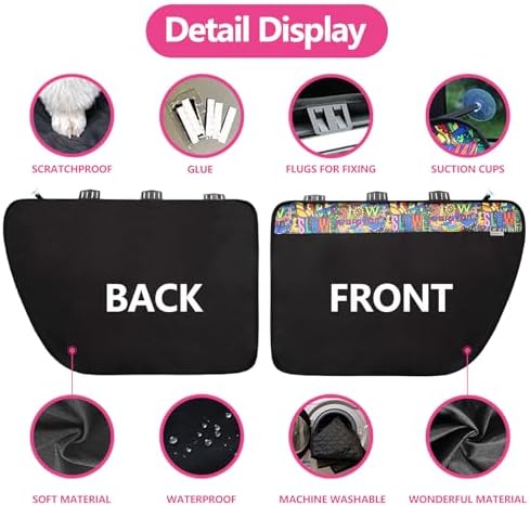 2PCS Car Door Protector for Dogs Pet Car Door Cover-Waterproof Scratchproof - Image 3