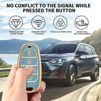 MILD EAST For Hyundai Key fob Cover 5 Button - Image 5