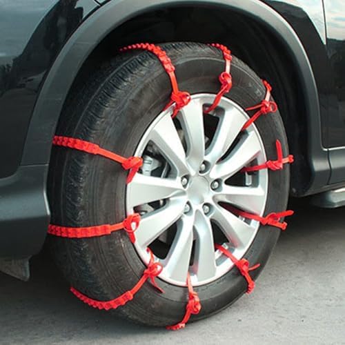 Gadpiparty 10pcs Car Snow Chains Tire Cable Ties Anti-skid Emergency Zip Straps - Image 5