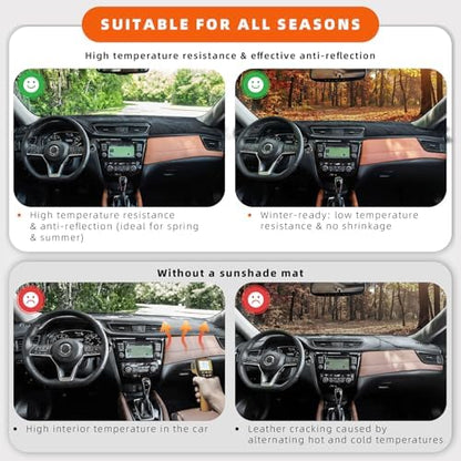 Dashboard Cover Dash Mat Fit for Ho-nda Accord 2022-2018, Car Dash Board Mat - Image 7
