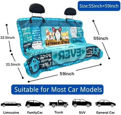 Waterproof Back Seat Cover for Dogs and Kids, Car Seat Protector Under Baby Car - Image 4