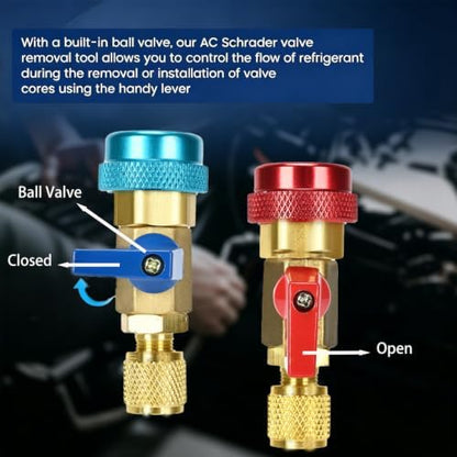 R134a R1234yf R22 AC Valve Core Removal Tool - Image 7