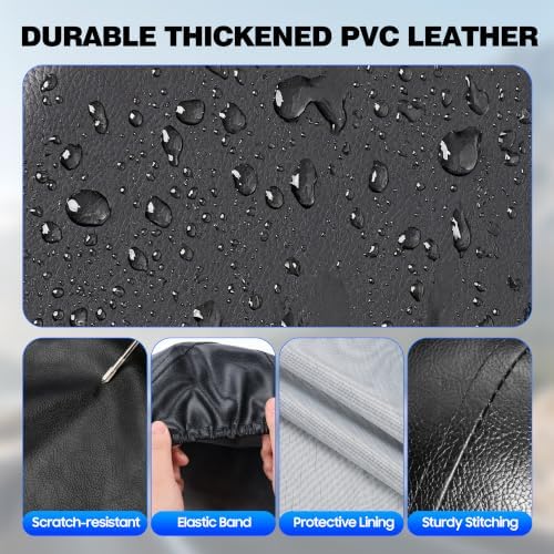 Moonet PVC Leather Tire Cover, Universal Fit27-29 - Image 5