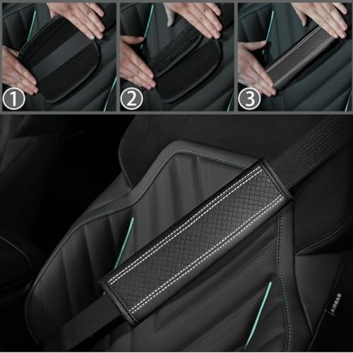 NBTEPEM 6 PCS Car Steering Wheel Cover Set, Microfiber Leather Steering Wheel - Image 6