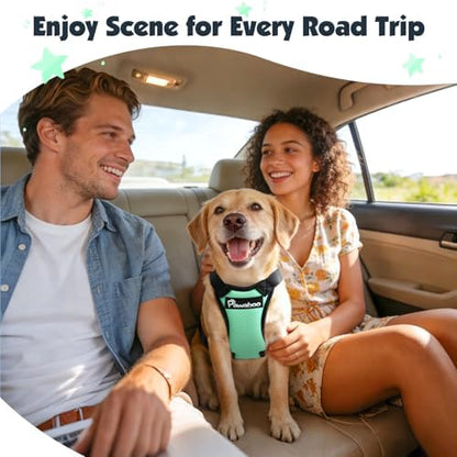 Pawaboo Dog Seat Belt Harness for Car, Seatbelt Harness - Image 2