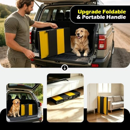 Foldable Dog Ramp for Car, 71 inches Long Portable Ramp for Large Dogs - Image 6