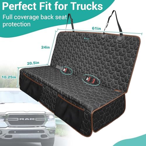 Meginc Bench Seat Covers for Trucks, Dog Car Seat Covers for Ford - Image 3