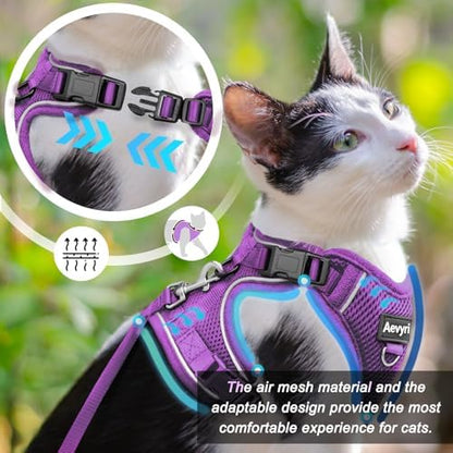 Cat Harness and Leash for Walking, The Upgrade Can be Adjusted in Four - Image 2