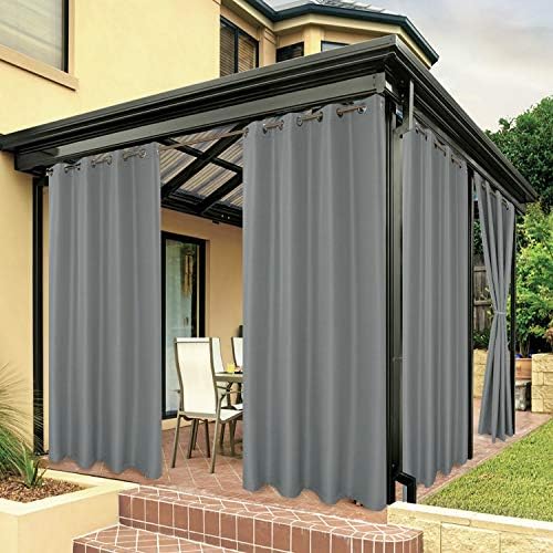 BONZER Outdoor Curtains for Patio Water Resistant by Bonzer