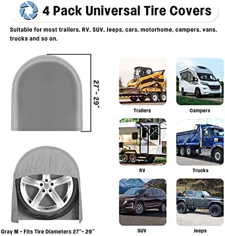 OutdoorLines Waterproof Tire Covers Set of 4 - Image 5