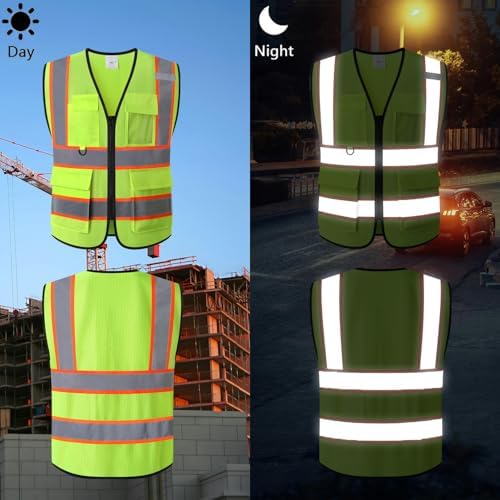 Safety Vest for Men Women Hi Vis Vest - Image 4