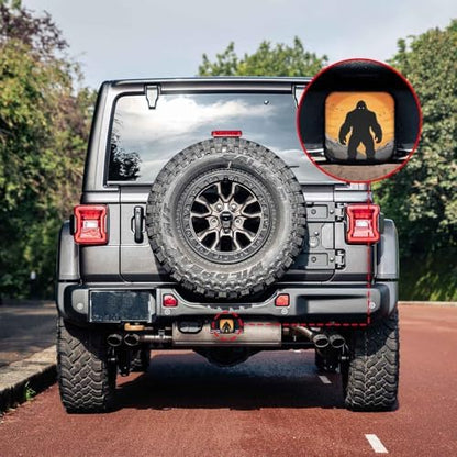 2 Inch Black Man Sunset Trailer Hitch Cover Rubber Receiver Tube Plug Cap - Image 6