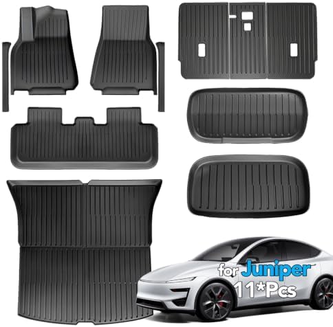 SUPER LINER Tesla New Model Y Juniper Floor Mats 2025 2026 2027 by SUPERLINER