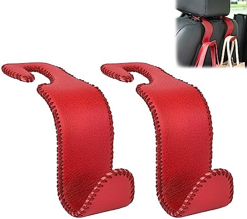 Car Seat Headrest Hook 55lb Heavy Duty Metal Hanger by Amooca
