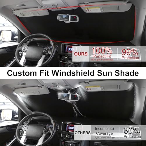 Windshield Sun Shade for 2010-2013 2014 Subaru Outback Wagon - Image 3
