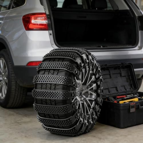 Tire Traction Straps Adjustable Anti-Skid Car Grips - Image 2