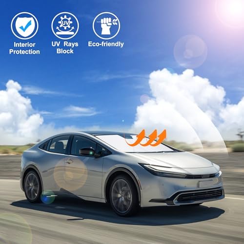 Windshield Sun Shade for 2023-2026 Toyota Prius Accessories - Image 5