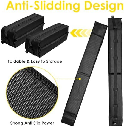 Soft Roof Rack Pads for Kayak Surfboard SUP Canoe, Universal Car Roof Rack - Image 4