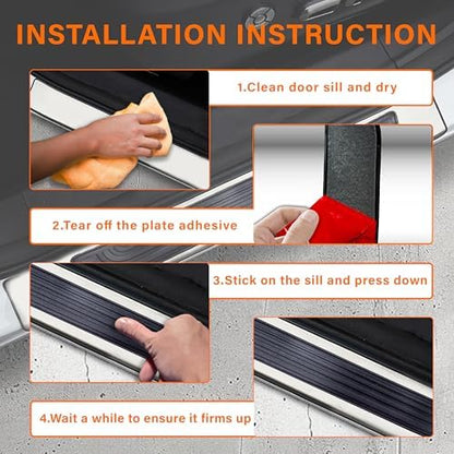 BFXM Door Threshold Protection Black 6cm, BFXM-CDTP-Bk6 - Image 5