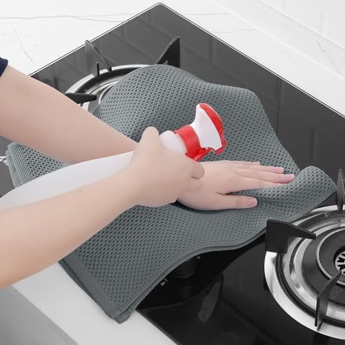 Homaxy 100% Cotton Waffle Weave Kitchen Dish Towels 4-Pack - Image 5