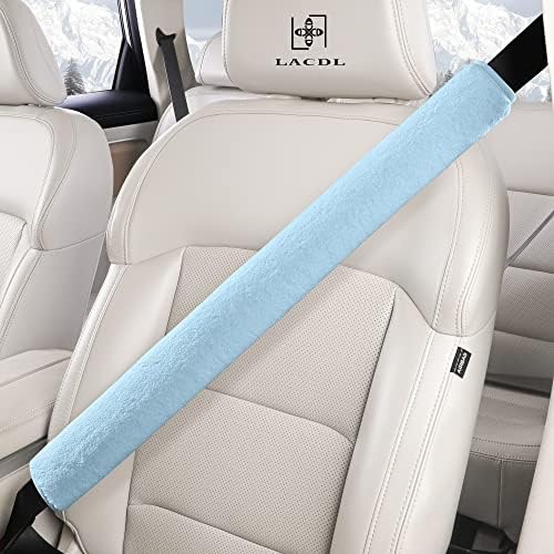 LACDL Extra Long Seatbelt Cover Super Soft Furry - Image 2
