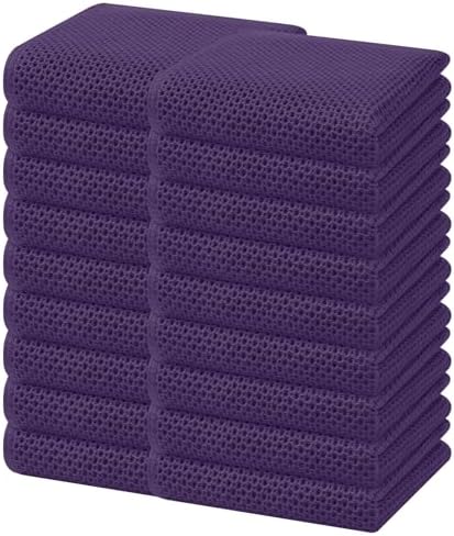 Homaxy 100% Cotton Waffle Weave Kitchen Dish Towels 18-Pack by Homaxy
