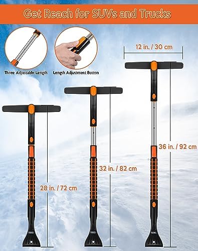 SEG Direct 36" Extendable Snow Brush - Image 2