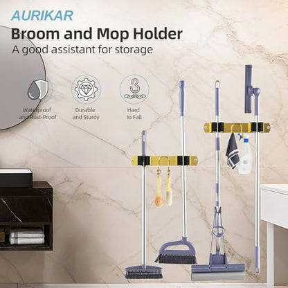 Broom Holder Wall Mount, Broom Hanger - Image 3