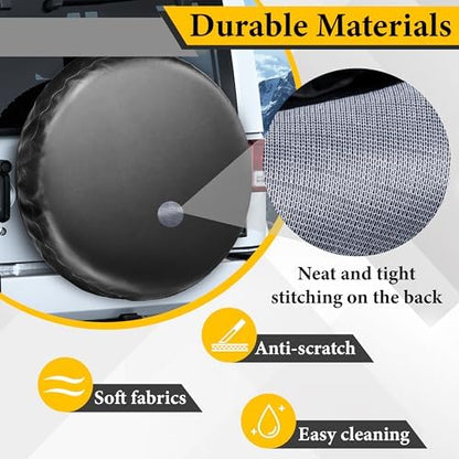 BFXM Spare Tire Cover, Fits Entire Tire Diameters 31.5-32.7 Inch - Image 4